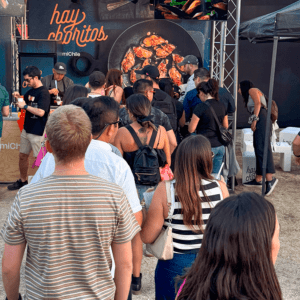 Hay Choritos en festila La Coctelera